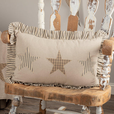Sawyer Mill Star Charcoal Pillow 14x22 VHC Brands - The Fox Decor